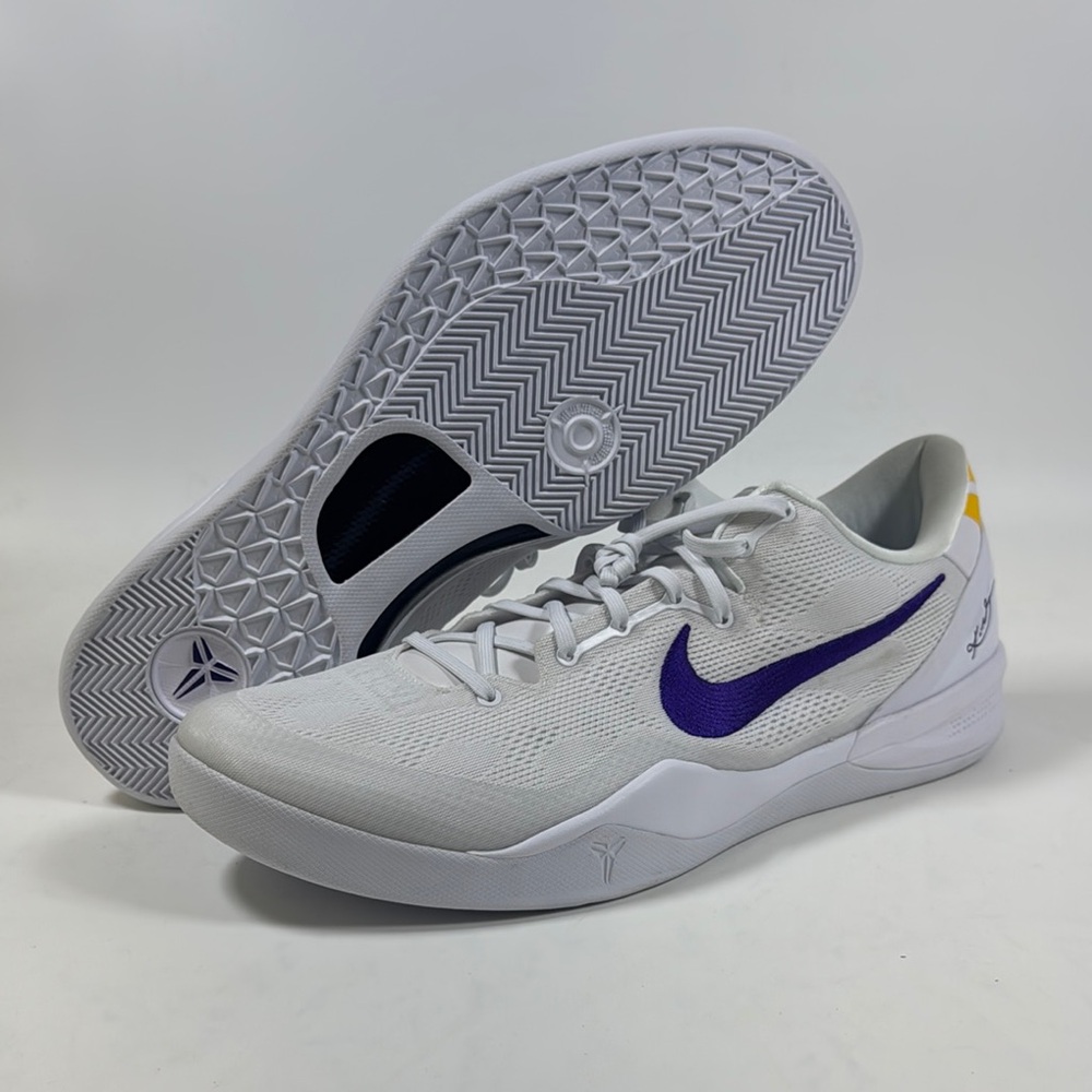 Mens Nike Kobe 8 Protro Lakers Home Purple/Yellow HF9550-100